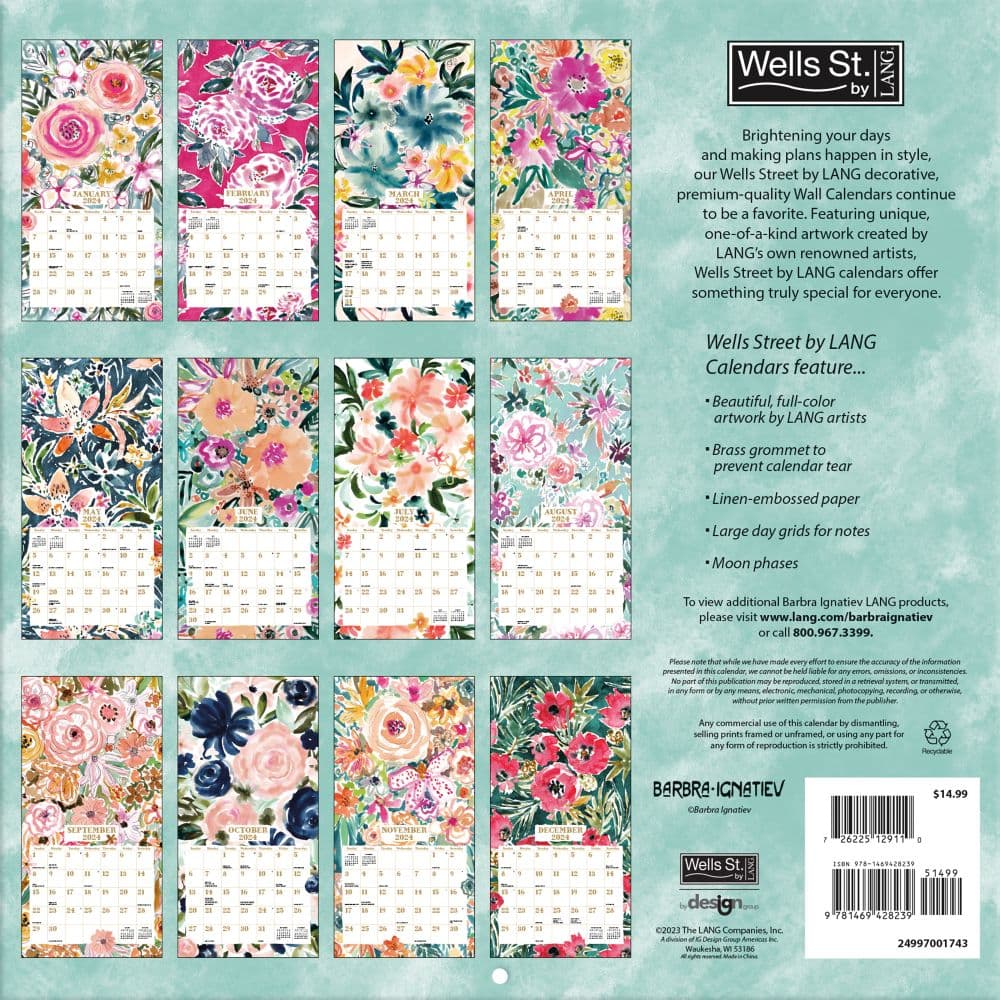 Grow Wild 2024 Wall Calendar