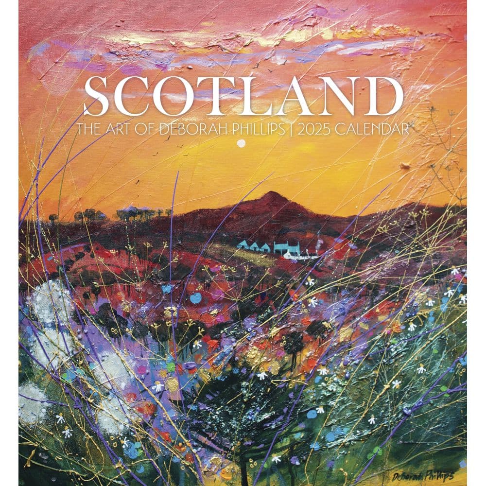 Scotland Phillips Art 2025 Wall Calendar