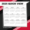 image COL Georgia Bulldogs 2025 Desk Calendar Third Alternate Image