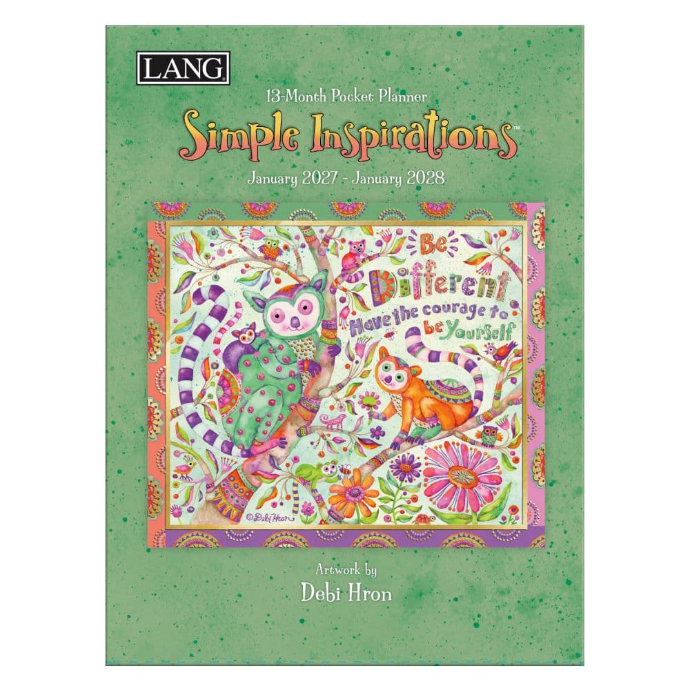 image Simple Inspirations 2027 Monthly Pocket Planner by Debi Hron