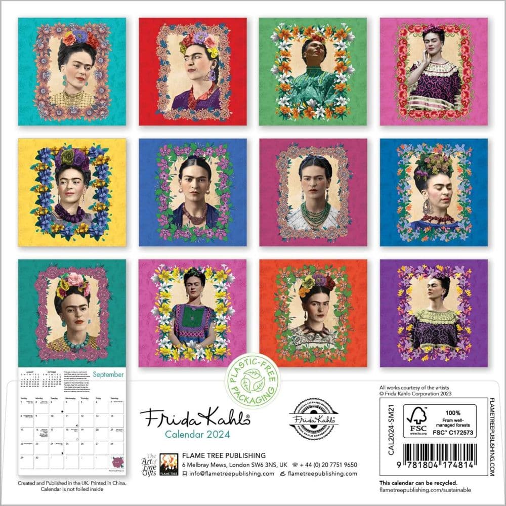 Frida Kahlo Mini back cover  width=''1000'' height=''1000''