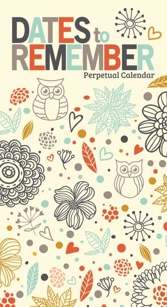 Dates to Remember Perpetual Wall Calendar