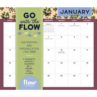 image Go With the Flow 2026 Magnetic Wall Calendar Main Image