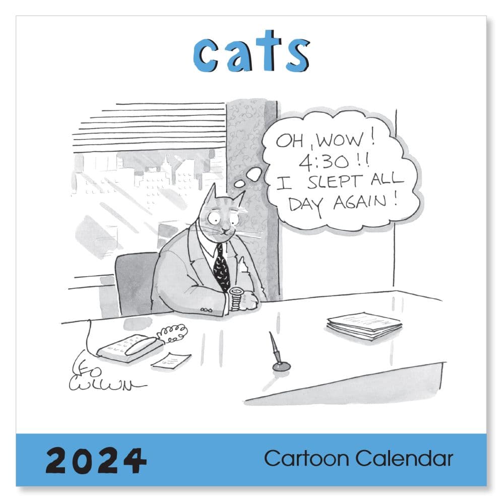 Cats Cartoons 2024 Wall Calendar Main Product Image width=&quot;1000&quot; height=&quot;1000&quot;