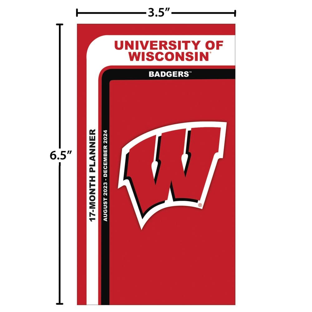 Wisconsin Badgers Pocket 2024 Planner Fifth Alternate Image width=&quot;1000&quot; height=&quot;1000&quot;