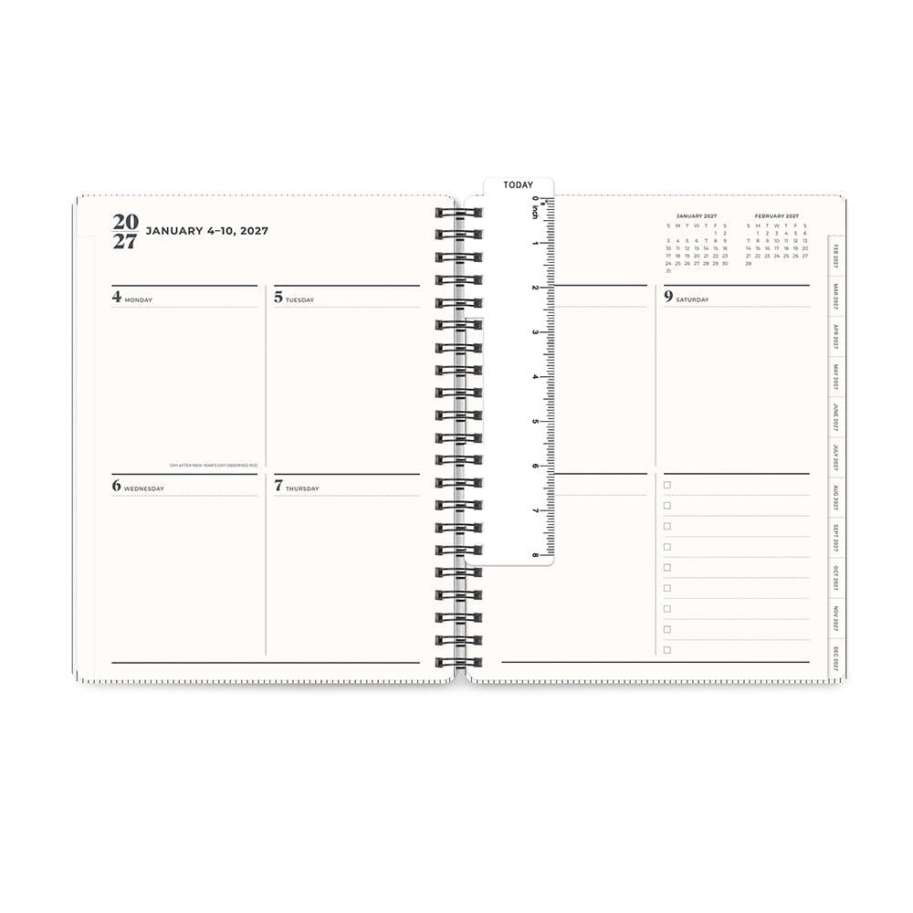 Midnight Black Baxter 2027 Planner Third Alternate Image