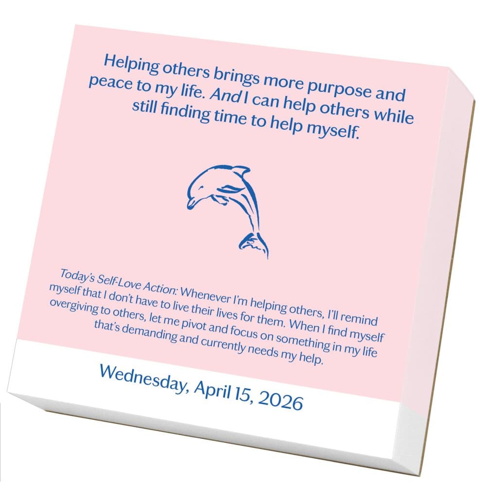 Year of Self Love 2026 Desk Calendar Second Alternate Image