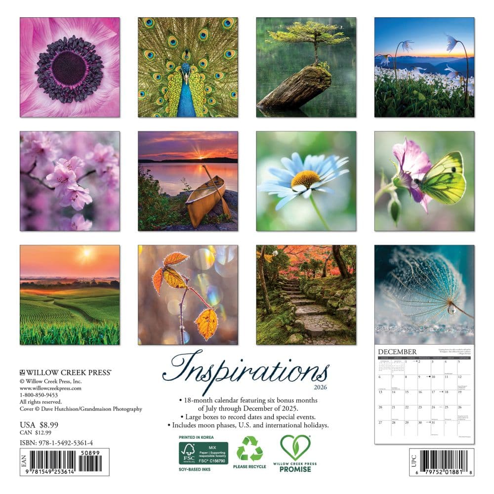 Inspirations 2026 Mini Wall Calendar First Alternate Image