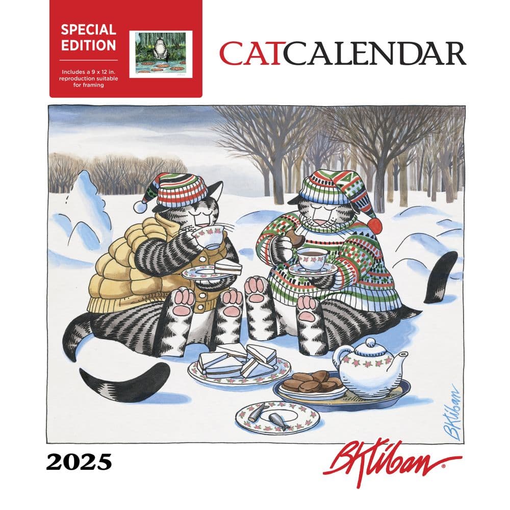 Kliban Cat Special Edition 2025 Wall Calendar