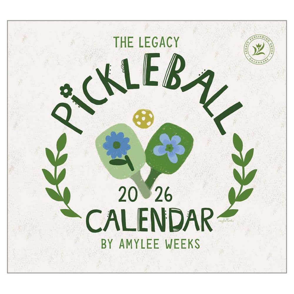 Pickleball 2026 Wall Calendar Main Image