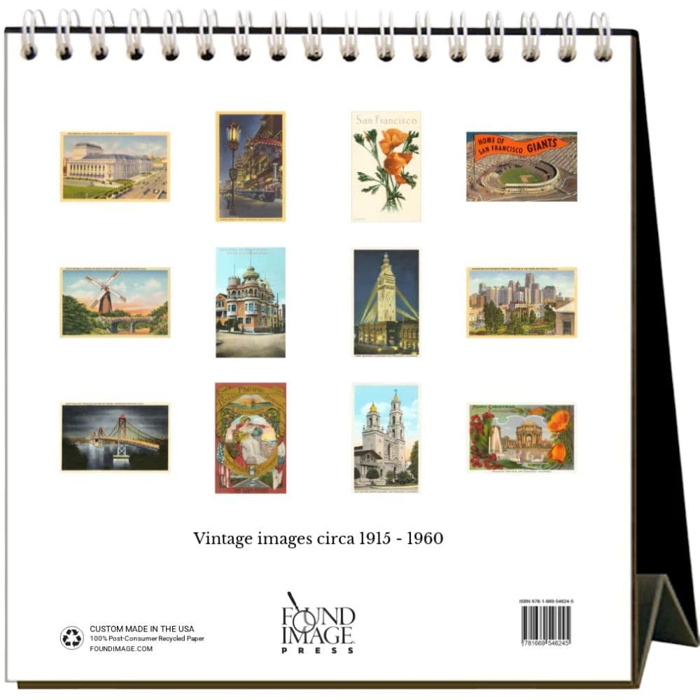 San Francisco Nostalgic 2026 Easel Desk Calendar First Alternate image