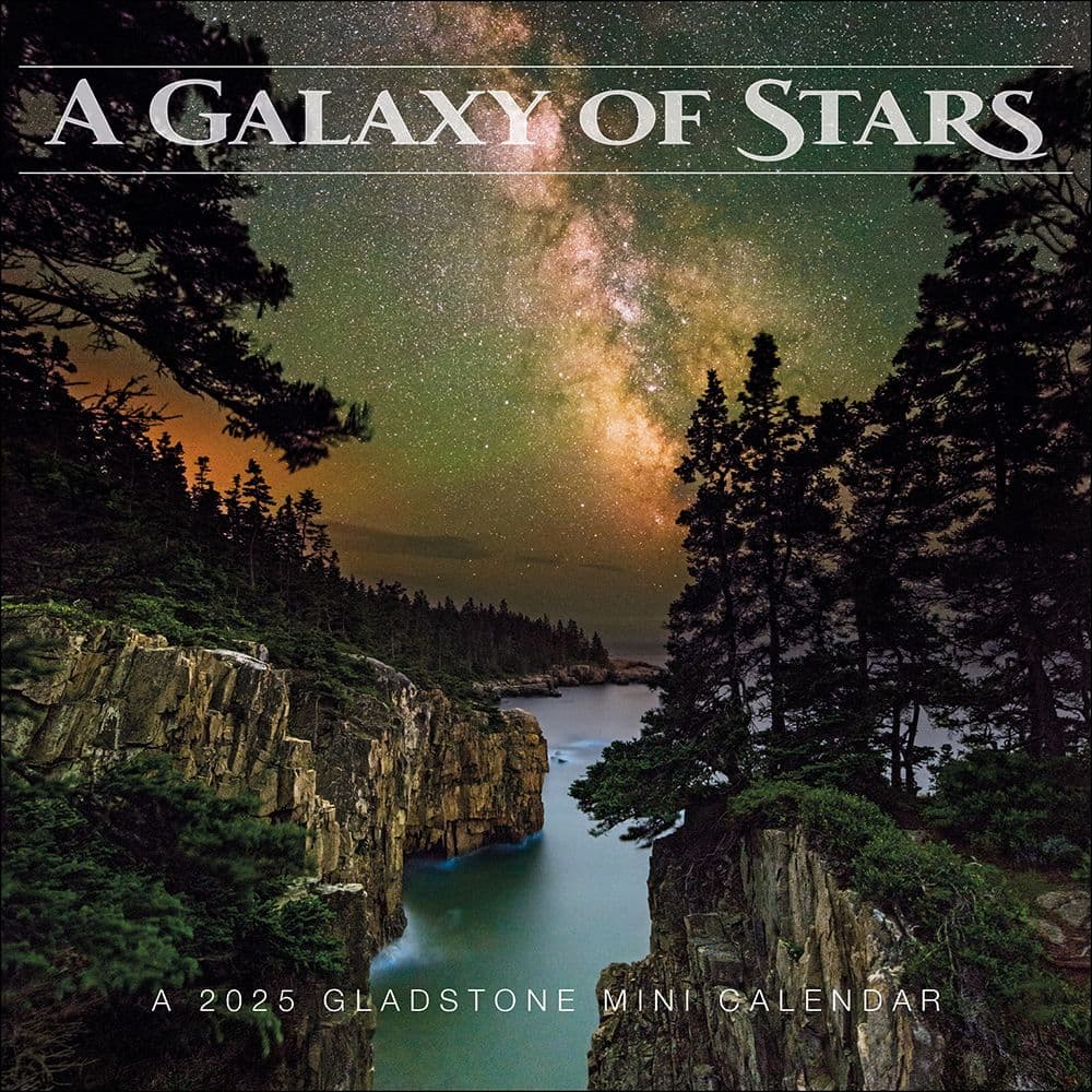Galaxy of Stars 2025 Mini Wall Calendar