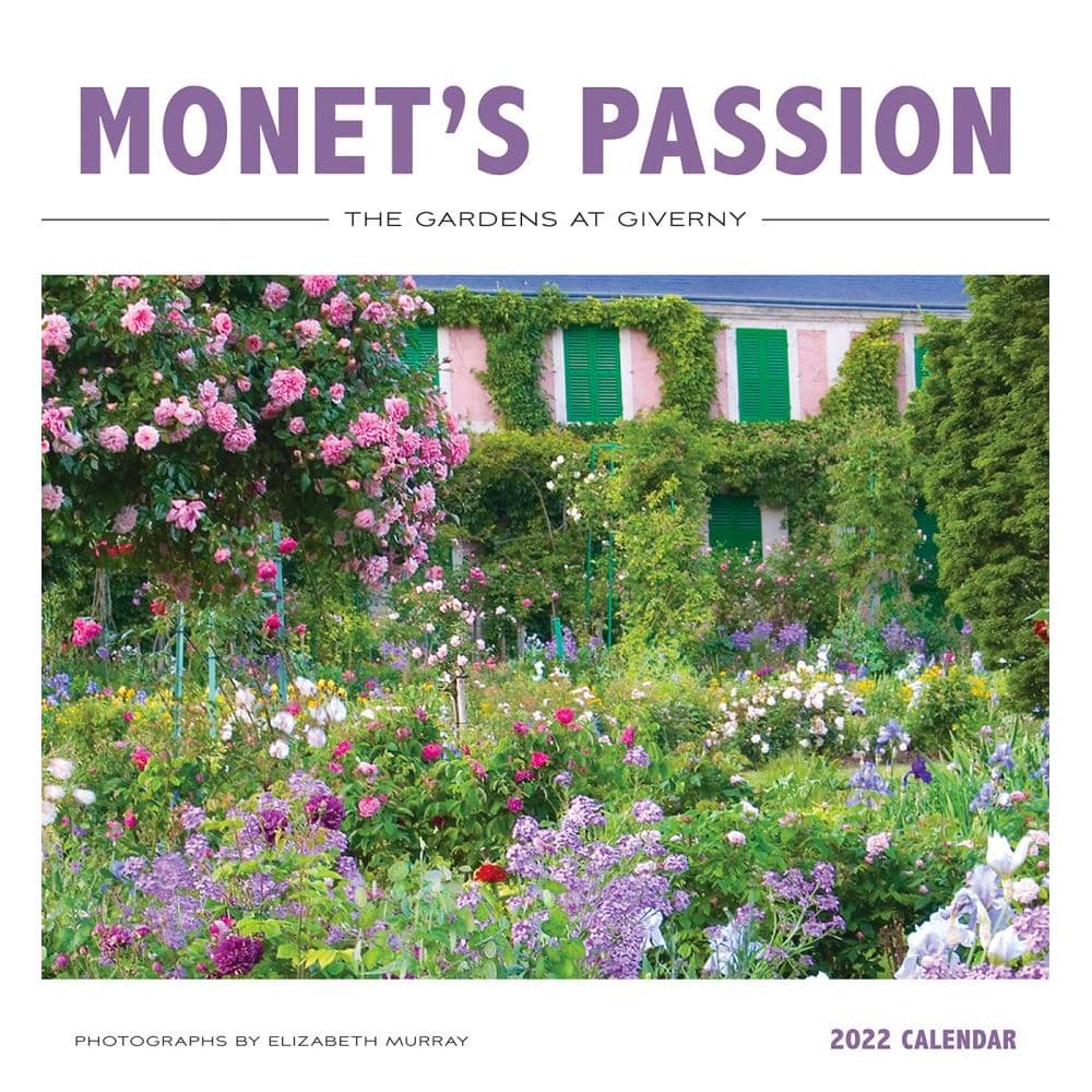 Monets Passion 2022 Wall Calendar
