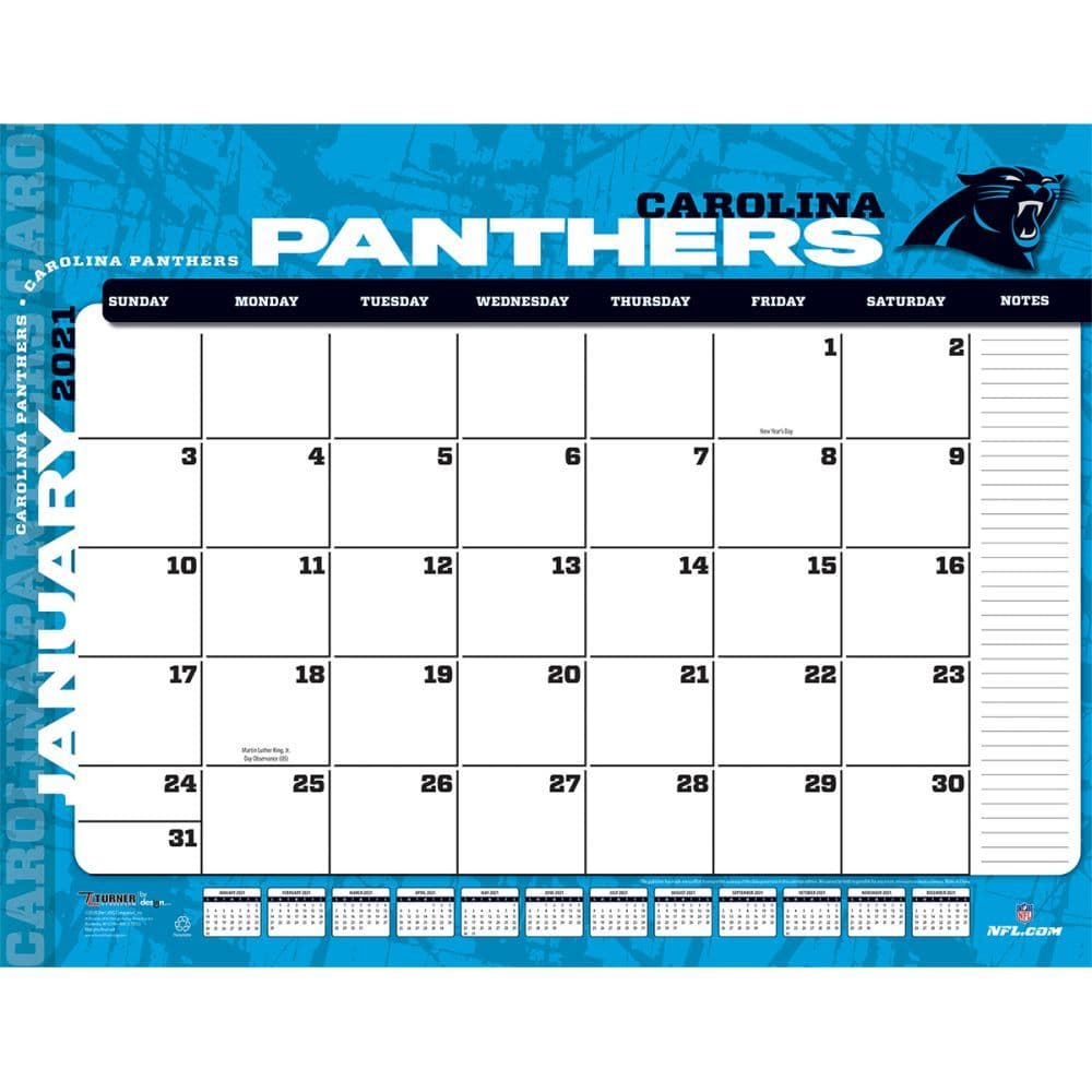 NFL Carolina Panthers Desk Pad