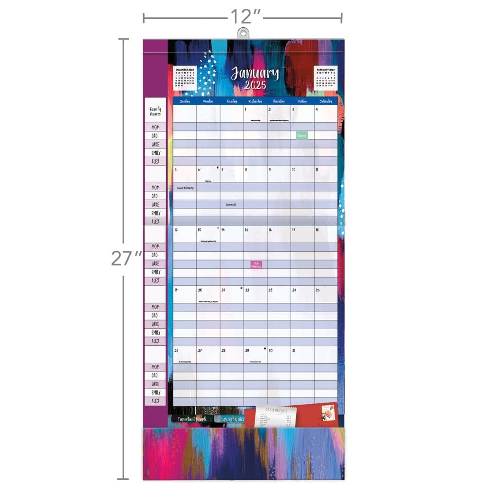 Ettavee 2025 Plan It Wall Calendar Sixth Alternate Image width="1000" height="1000"