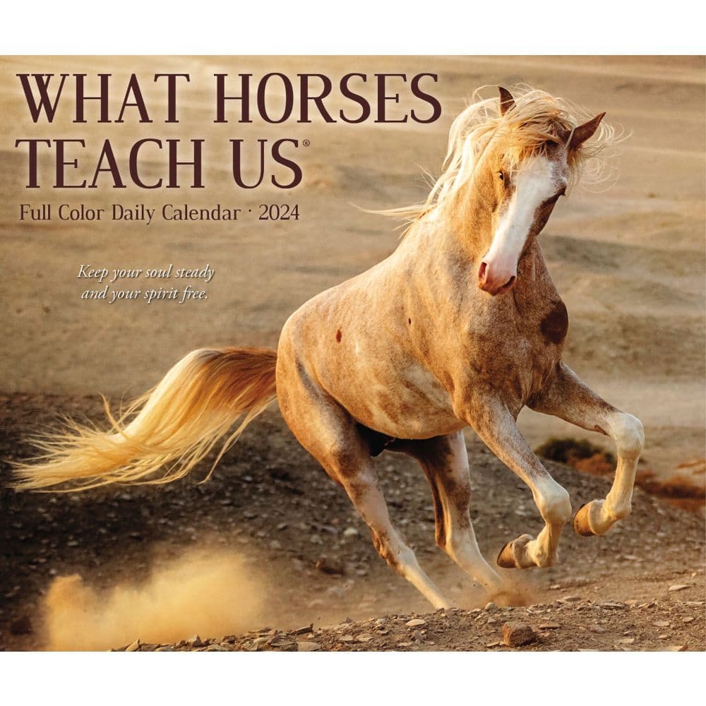 What Horses Teach Us 2024 Desk Calendar