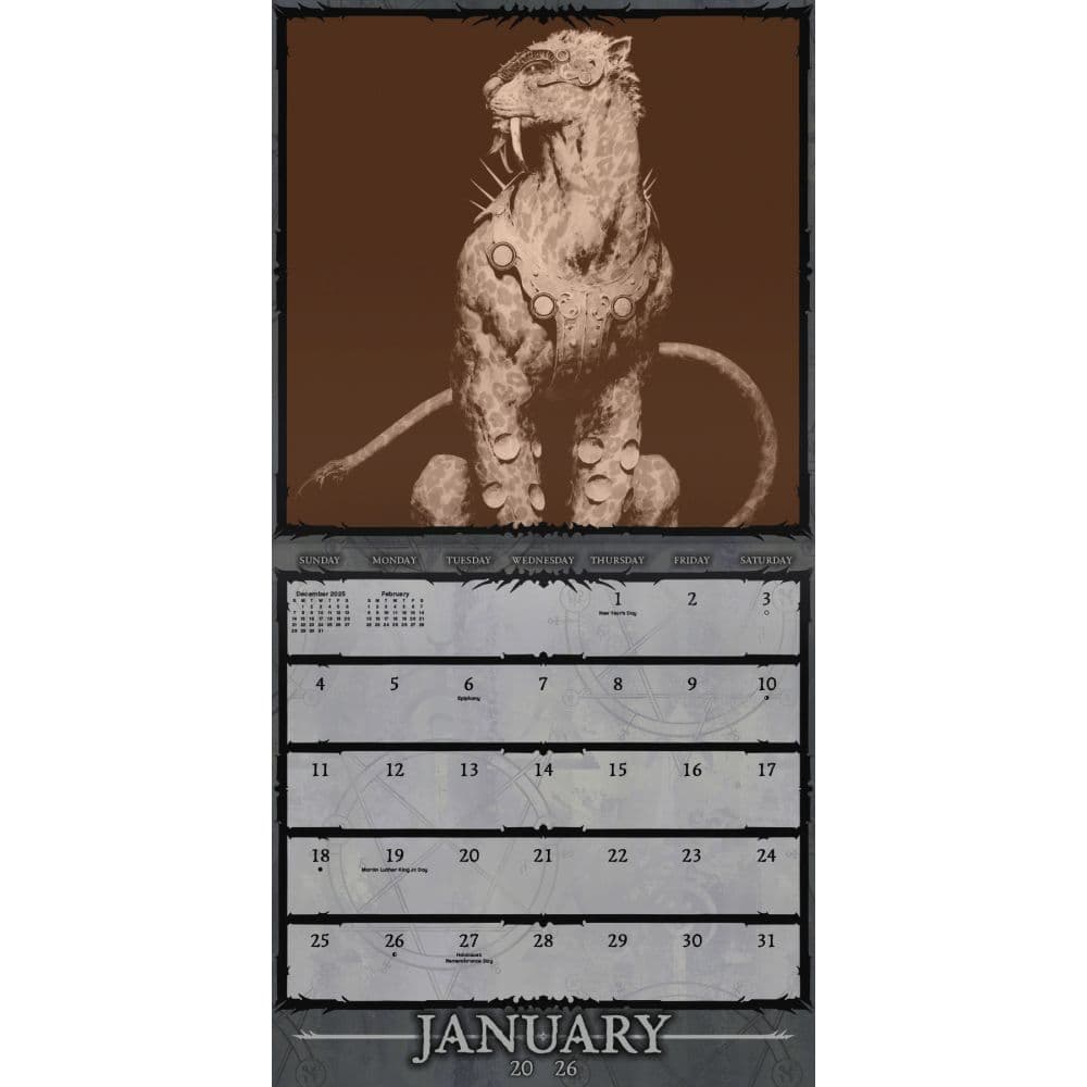 Diablo 4 2026 Wall Calendar Second Alternate Image