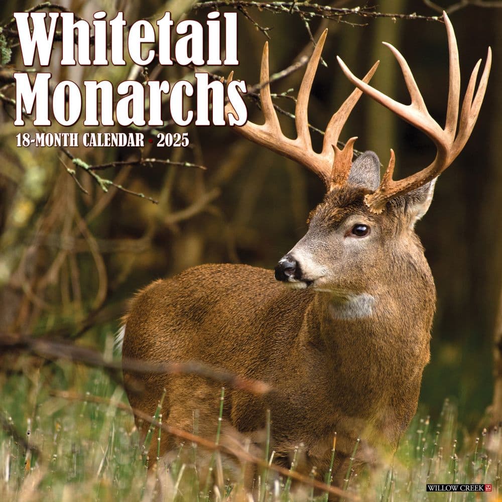 Whitetail Monarchs 2025 Wall Calendar Main Image