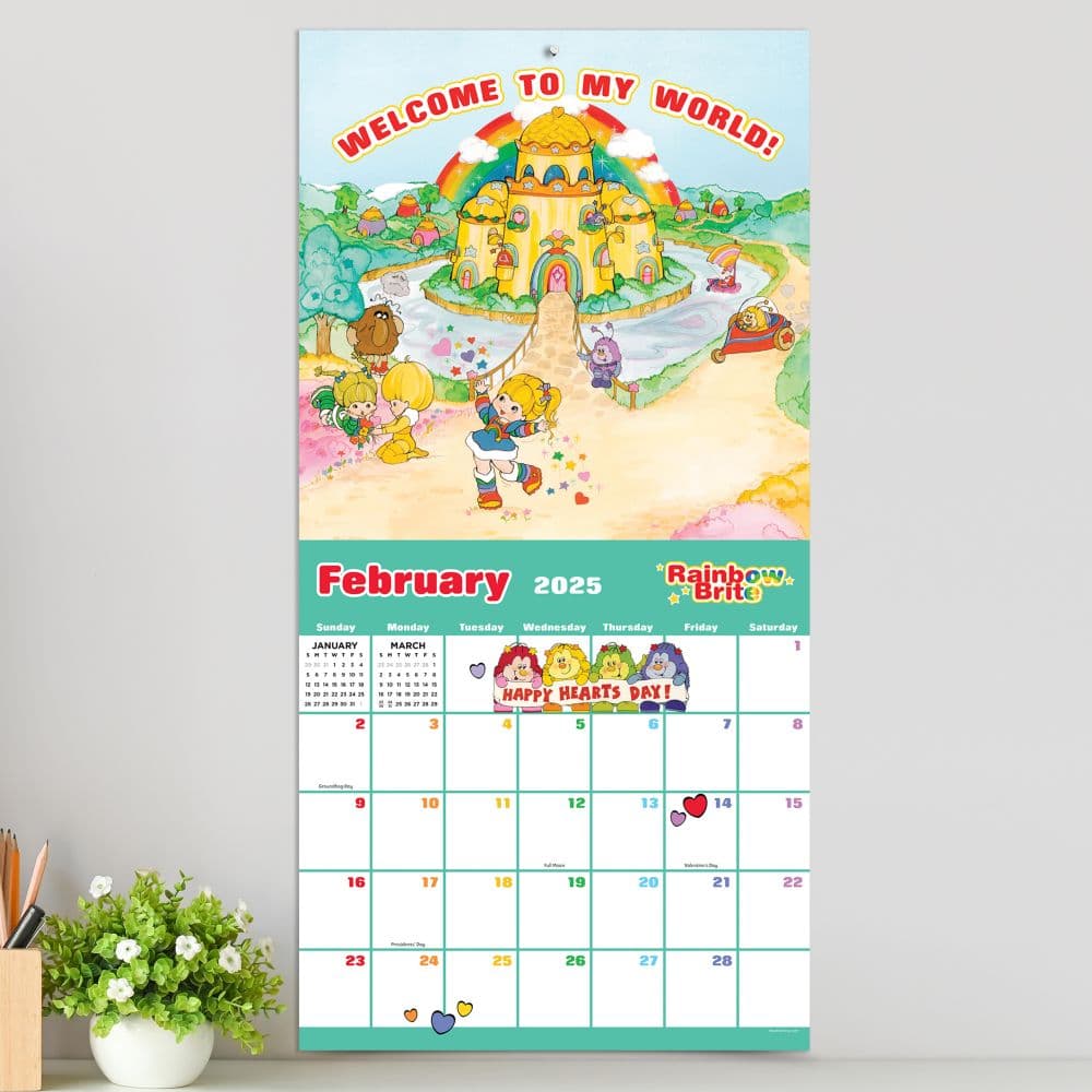 Rainbow Brite 2025 Wall Calendar Third Alternate Image