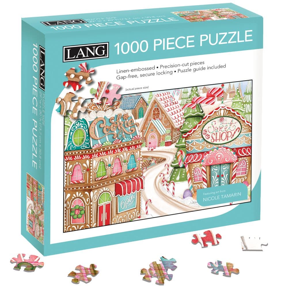 Gingerbread Lane 1000 Piece Puzzle First Alternate Image