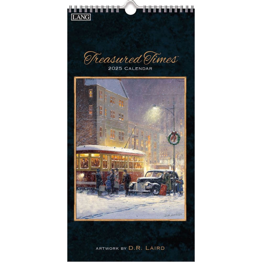 Treasured Times 2025 Vertical Wall Calendar by D.R. Laird_Main Image