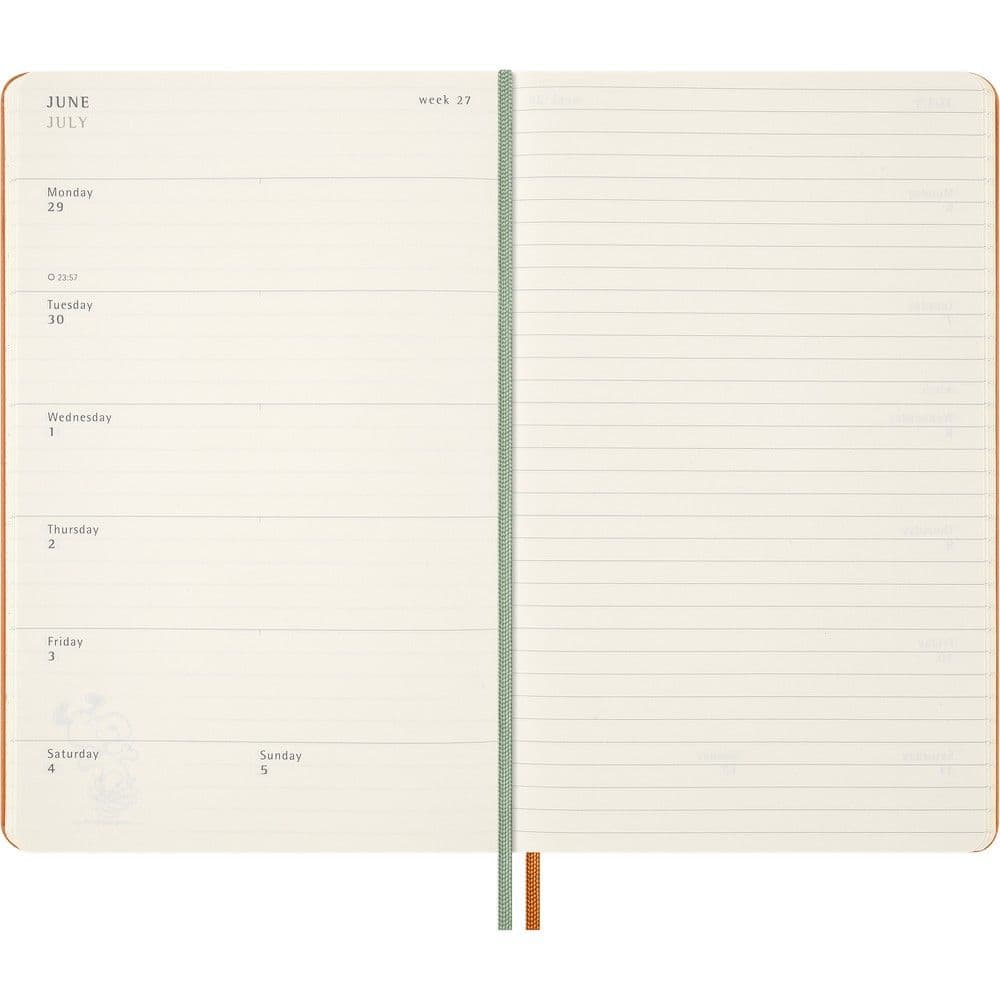 Peanuts Orange Weekly 2026 Planner Fourth Alternate Image