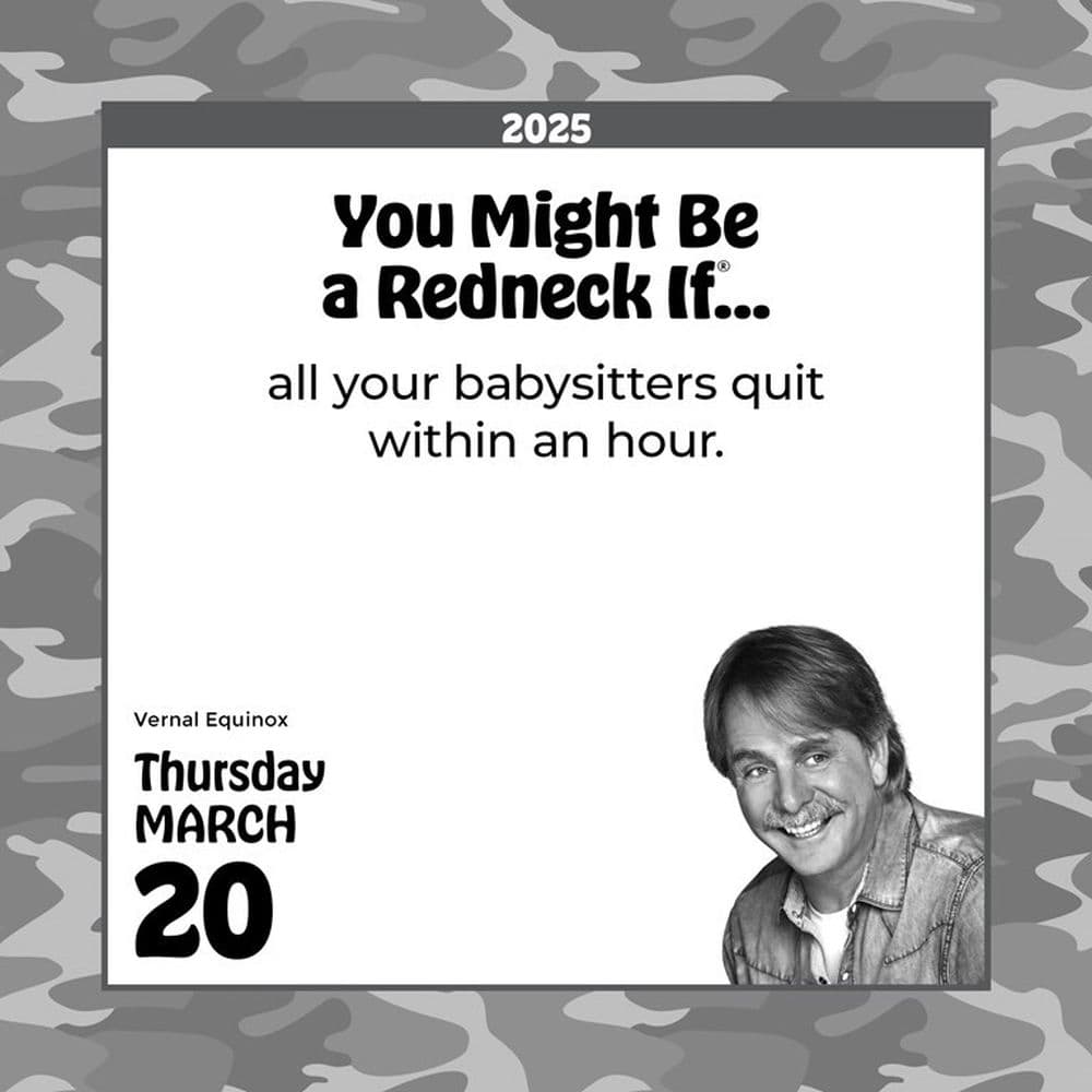 Jeff Foxworthy 2025 Desk Calendar Second Alternate Image