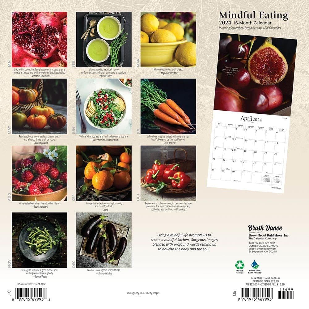 Mindful Eating 2024 Wall Calendar First Alternate Image width=&quot;1000&quot; height=&quot;1000&quot;