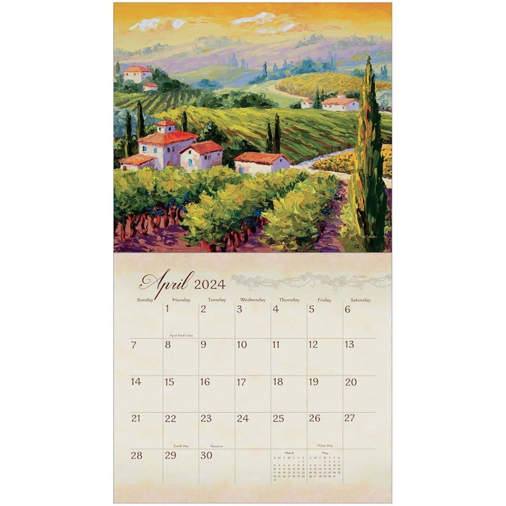 Wine Country 2024 Wall Calendar Alternate Image 2