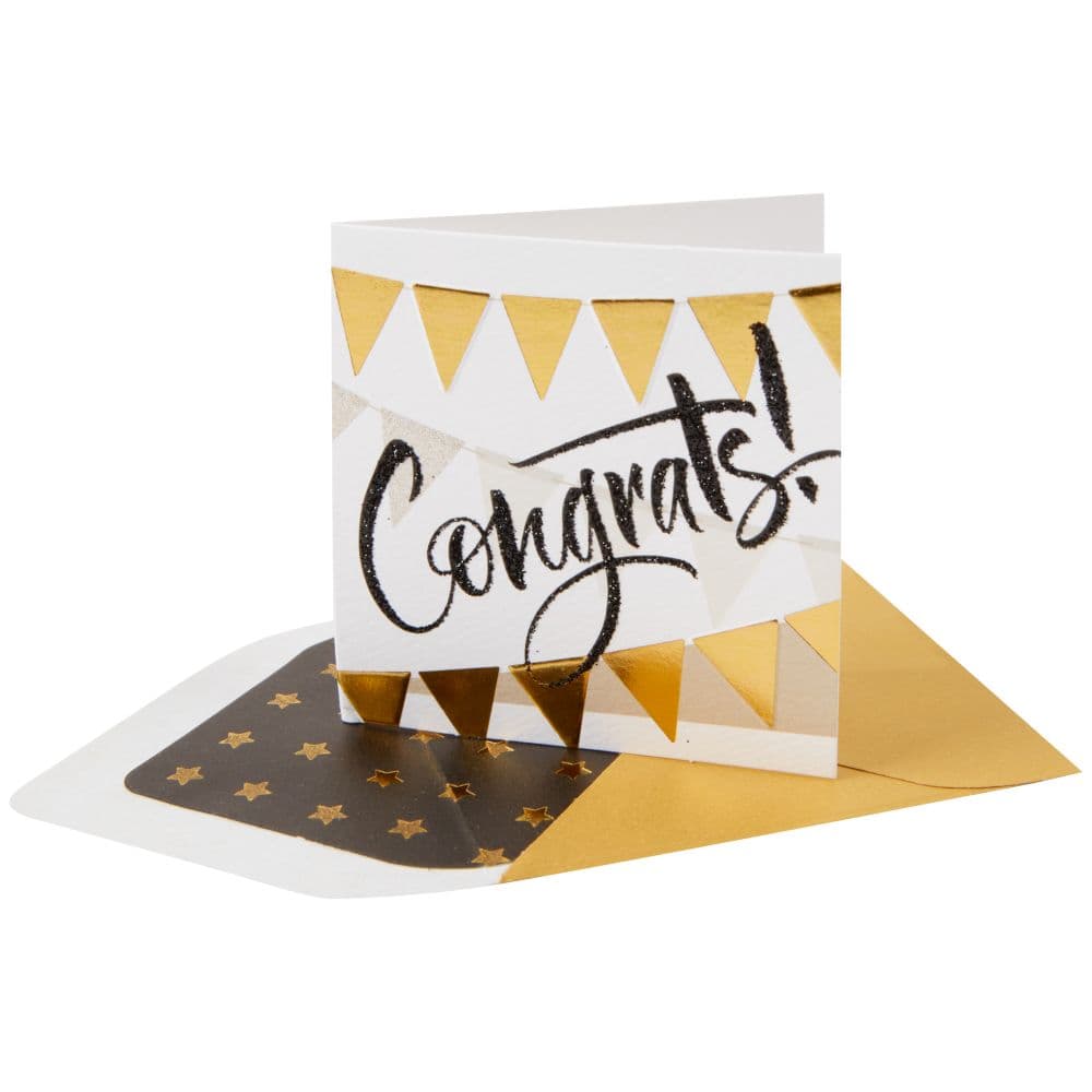 Congrats Lettering Enclosure Card Fifth Alternate Image width=&quot;1000&quot; height=&quot;1000&quot;