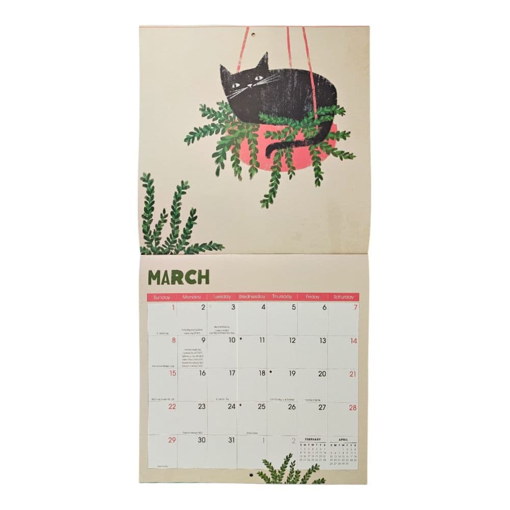 Funky Cats 2026 Wall Calendar Fifth Alternate Image
