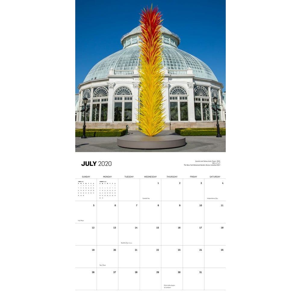 Chihuly Wall Calendar