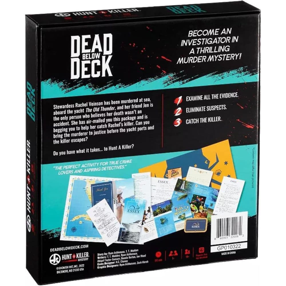 Dead Below Deck Mystery Game First Alternate Image