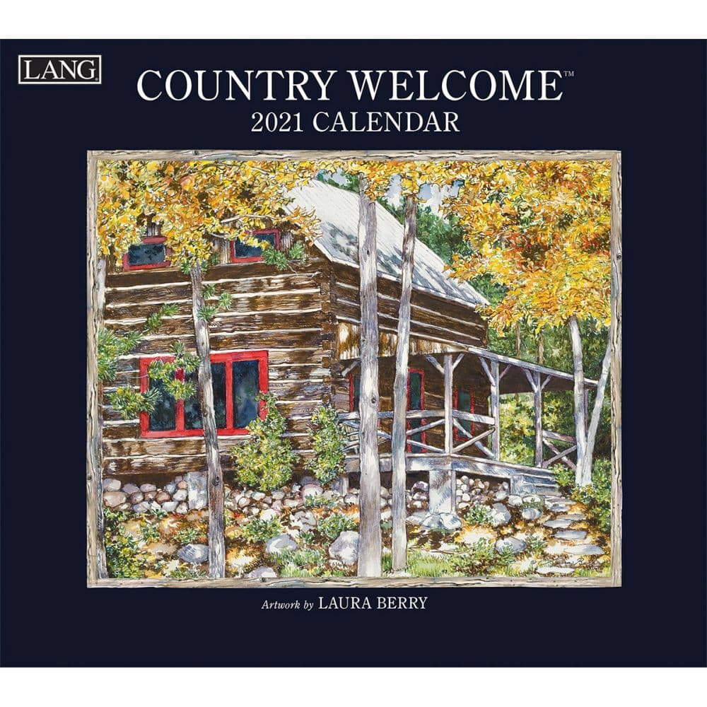 Country Wall Calendar by Laura Berry