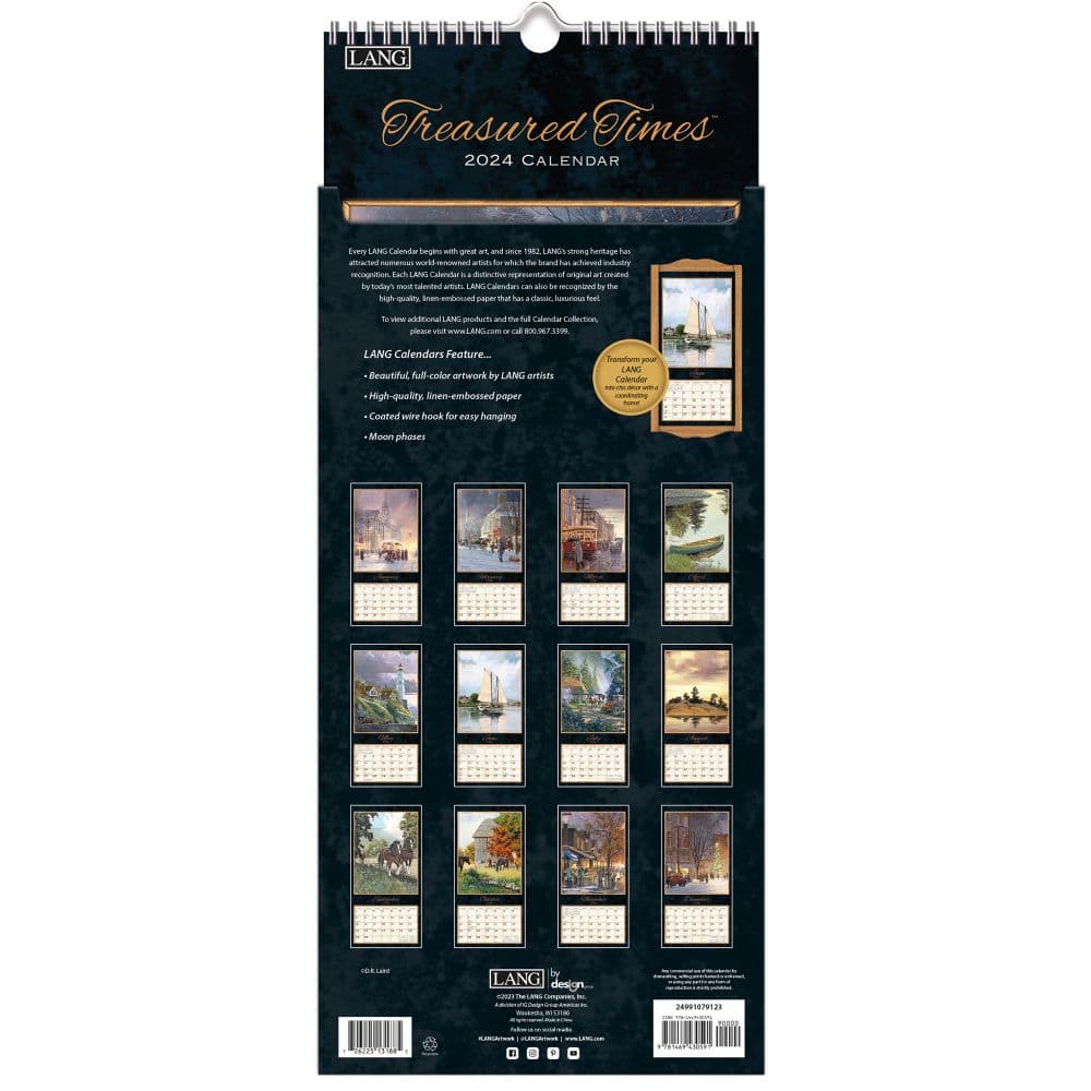 Treasured Times Vertical 2024 Wall Calendar