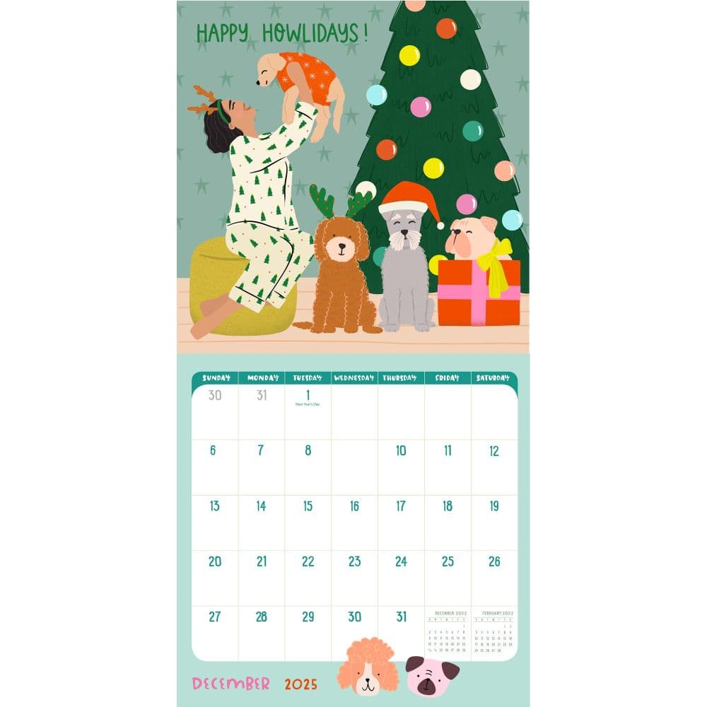 Dog Mom 2025 Wall Calendar Third Alternate Image width="1000" height="1000"