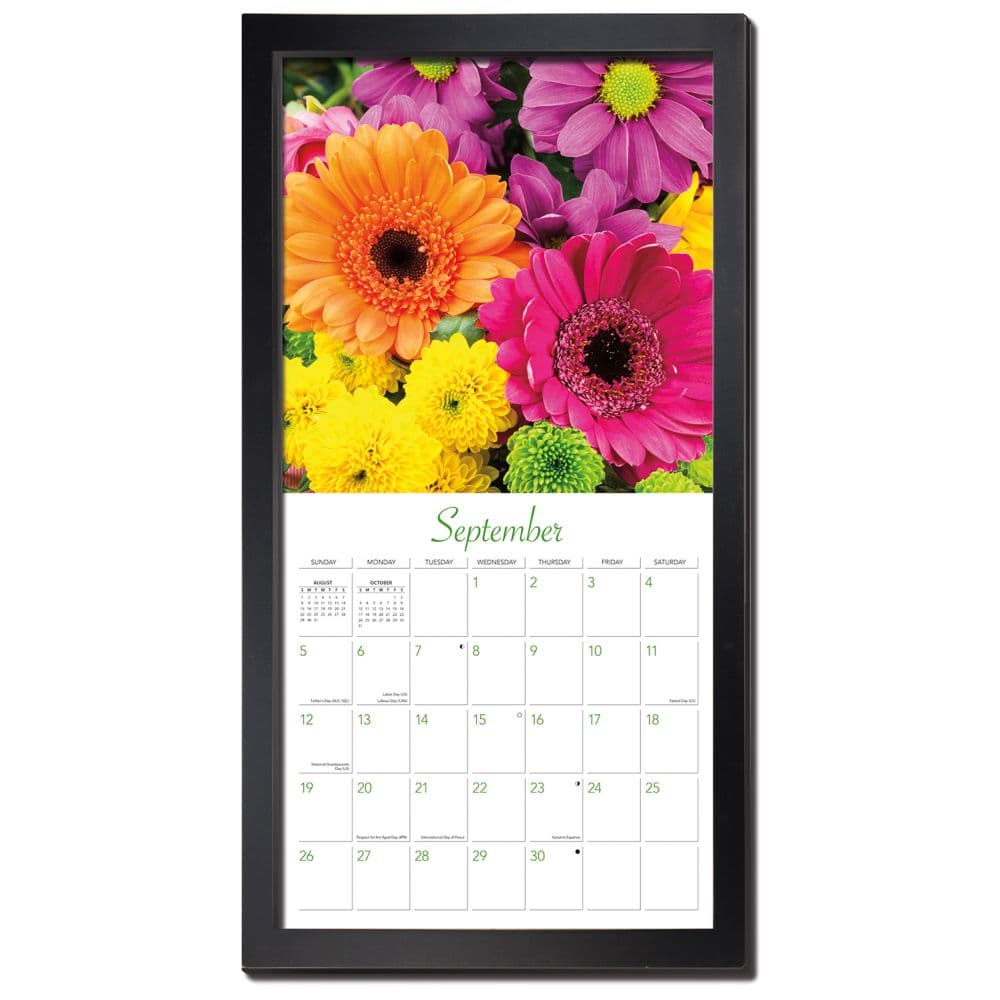 image Contemporary Wall Calendar Frame - Black Finish 12 x 24 Main Product Image