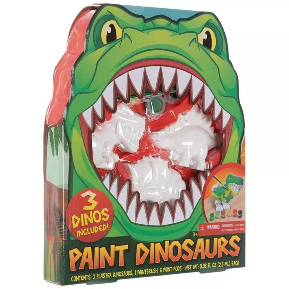 3 Dinosaurs Paint Set Sixth  Alternate Image