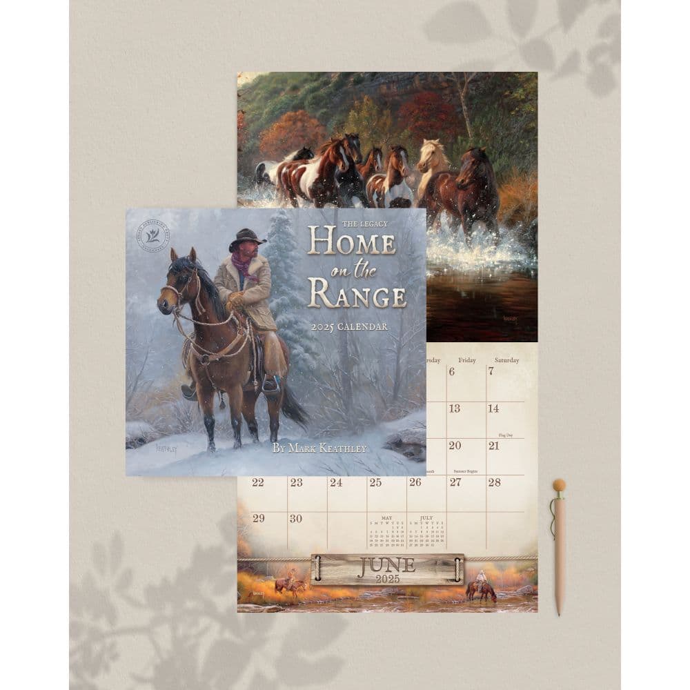 Home on the Range by Mark Keathley 2025 Wall Calendar Third Alternate Image width=&quot;1000&quot; height=&quot;1000&quot;