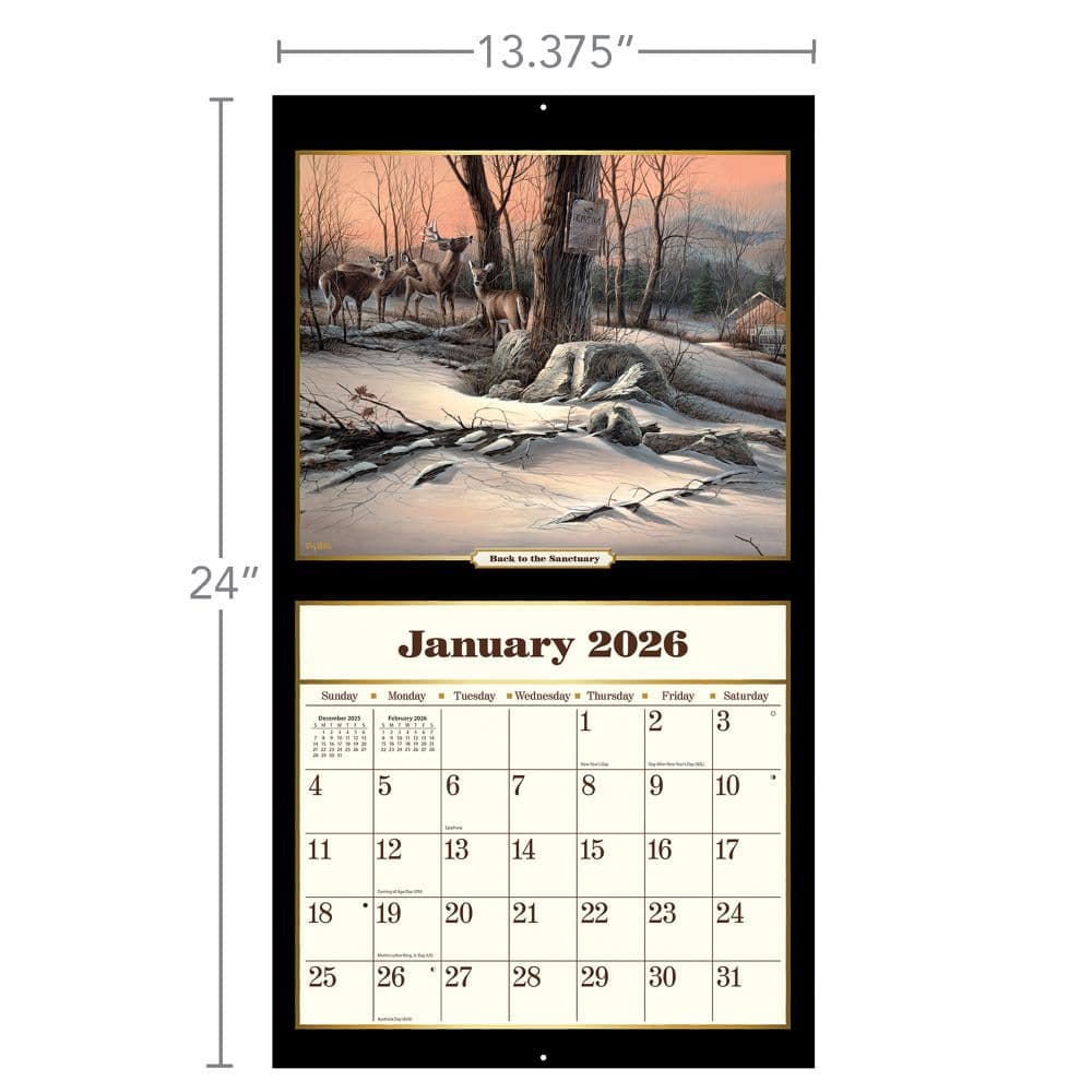 Terry Redlin 2026 Wall Calendar by Terry Redlin_ALT6