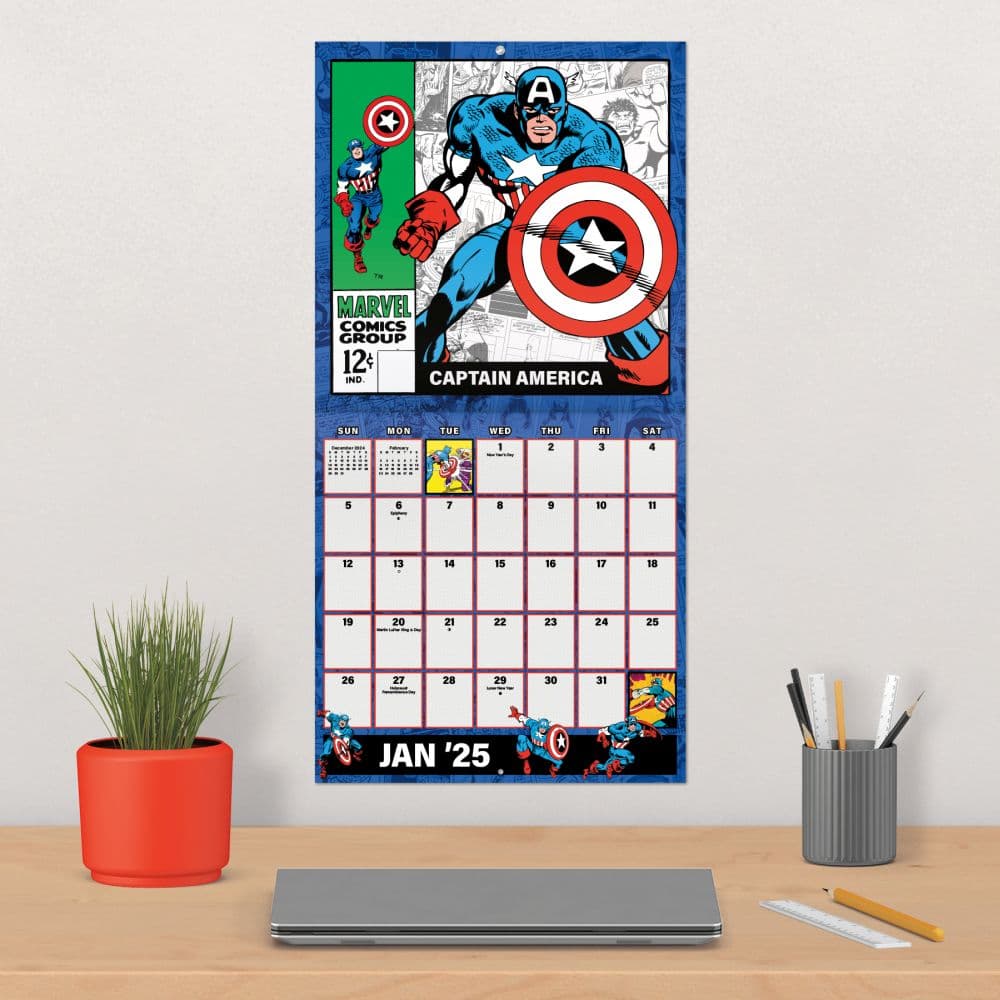 Marvel Comics 2025 Wall Calendar Fourth Alternate Image