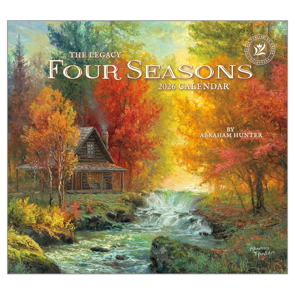 Four Seasons 2026 Wall Calendar by Abraham Hunter Calendars com
