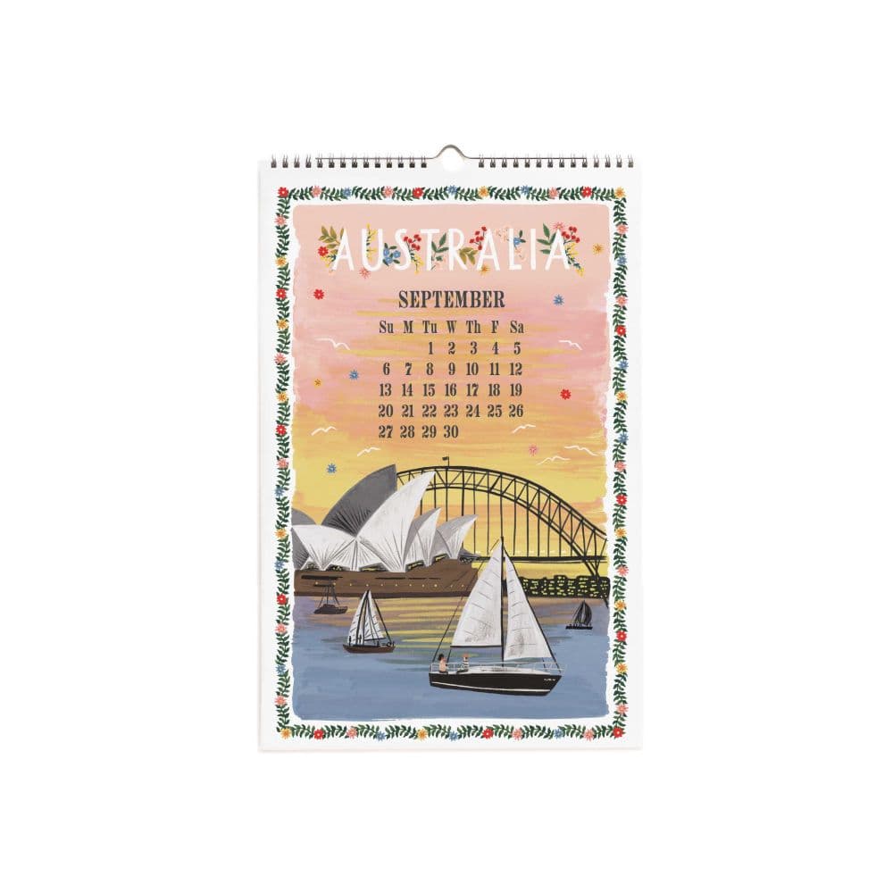 World Travel 2026 Wall Calendar Ninth Alternate Image