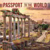 image Passport to the World 2026 Mini Wall Calendar Main Image