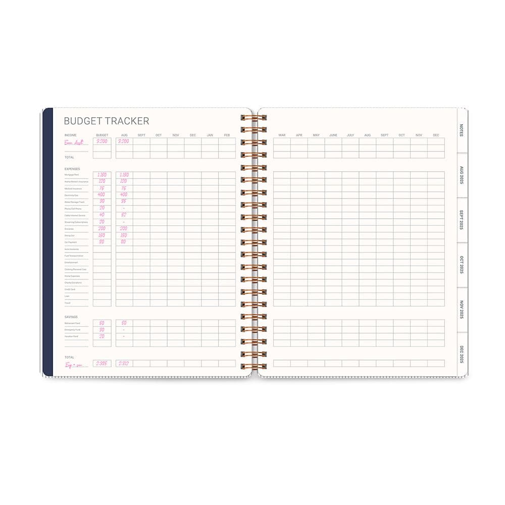 Oxford Blue Baxter 2026 Planner Second Alternate Image