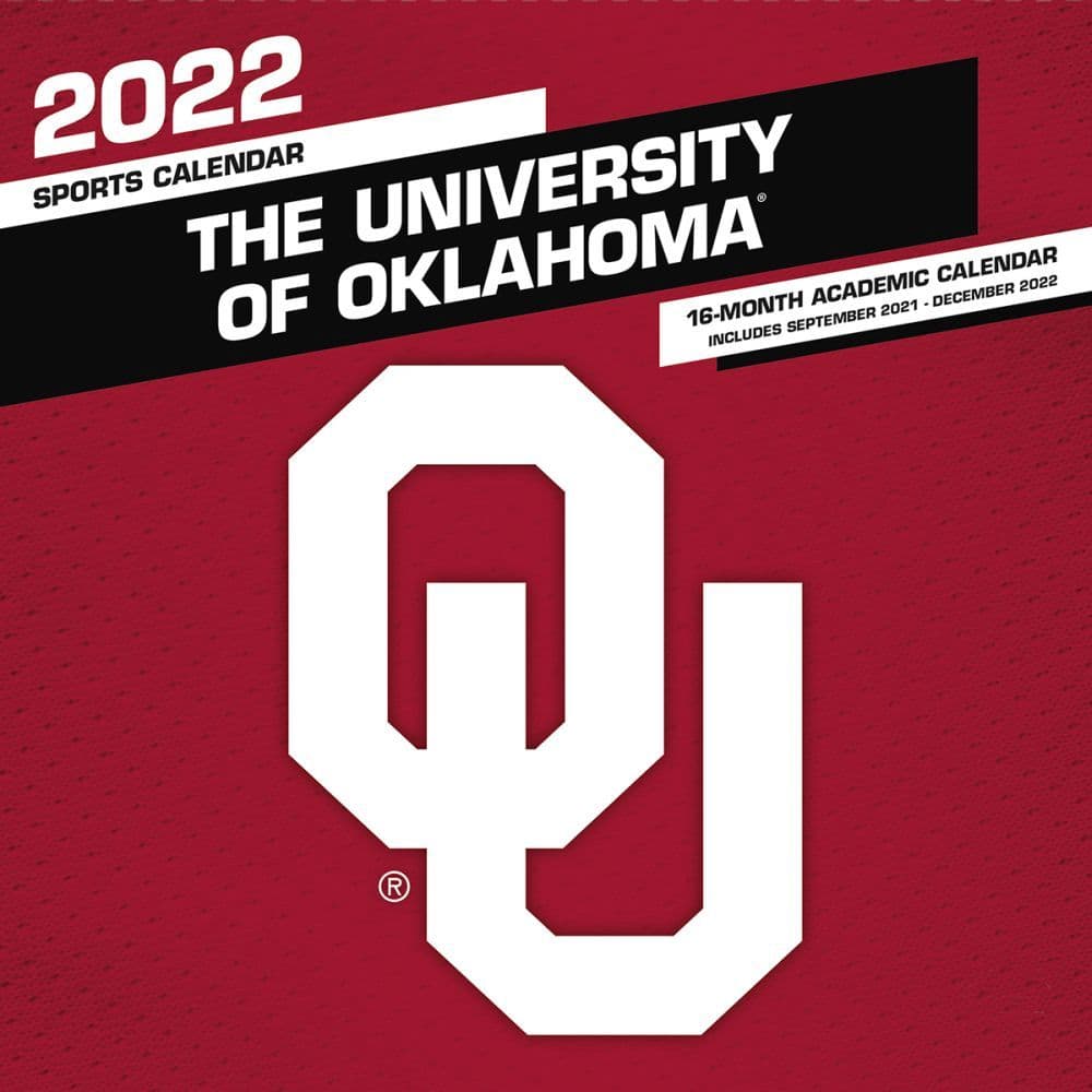 Oklahoma Schedule 2022 Oklahoma Sooners 2022 Wall Calendar - Calendars.com