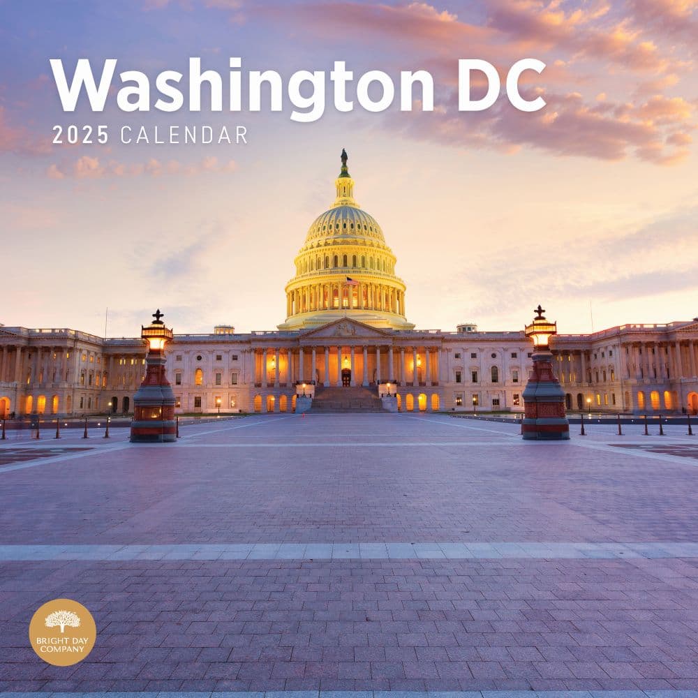 Washington DC 2025 Wall Calendar  Main Image