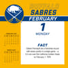 image NHL Buffalo Sabres 2027 Desk Calendar Second Alternate Image