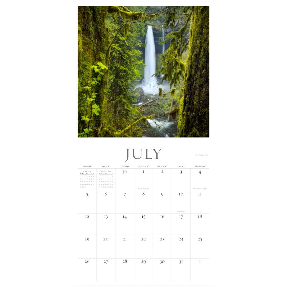 Oregon My Oregon 2026 Wall Calendar Second Alternate Image