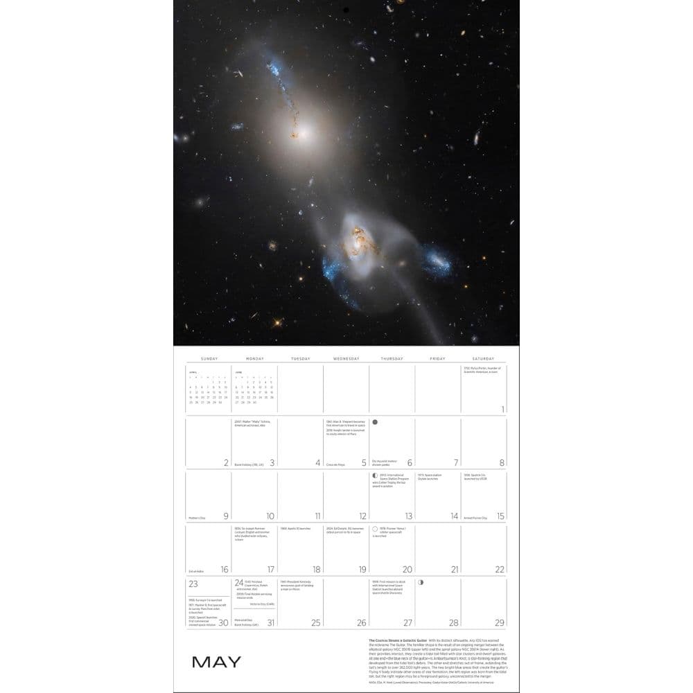 Space Hubble Telescope 2027 Wall Calendar Sixth Alternate Image